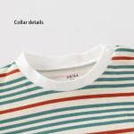 Wholesale Newborn Striped Cotton Baby Romper Custom Unisex Baby Bodysuits