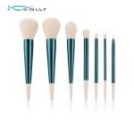7pcs Travel Makeup Brush Set For Powder Blush Concealer Eye Shadow