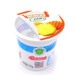 Food grade plastic cups 100ml customized plastic yogurt milk drink cup with