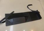 Luxury design customized folding gift packaging box with silk ribbon for jewelry