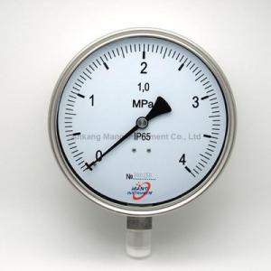 Wholesale PG-033 SS pressure manometer with blow out disk from china suppliers