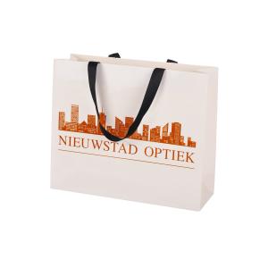 Wholesale 200g White Color Custom Printing Paper Bags With Matte Lamination Varnish UV Coating from china suppliers