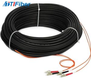 Wholesale Indoor FTTH Drop Cable Fiber Optic Patch Cord Singlemode With SC LC ST FC Connector from china suppliers