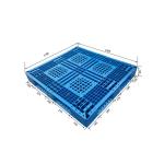 Export Economy HDPE Pallets Injection Moulded Pallets For Cargos