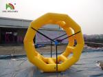 PVC Inflatable Water Toy , OEM / ODM Inflatable Running Water Circle For Water