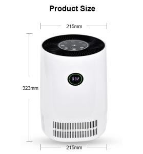 Wholesale Remote Control Charcoal Central Hepa Air Purifier 110M3/H 15w from china suppliers