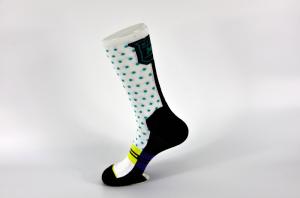 Wholesale Anti Slip Under Armor Basketball Socks , Nylon /  Elastane Black Basketball Socks from china suppliers