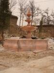 White Marble Four Tier Stone Water Pool Fountain Decoration