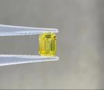 HPHT 1ct Lab Created Yellow Diamonds Emerald Cut VVS Clarity IGI Certified