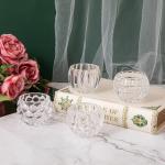 Tea Light Ball Candle Holder Lead Free Crystal Glass Creative Party Celebration
