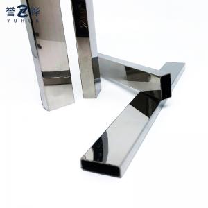 China 0.9MM Thickness SS430 Stainless Steel Rectangular Pipe 4*8 Inch Stove Pipe 6K on sale