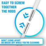 Nylon 16 Feet Chimney Cleaning Brush 0.9KG For Dryer Vent Cleaning
