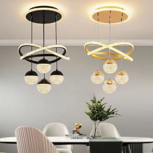 Wholesale Custom Crystal Ceiling Fan Light , Chandelier Ceiling Fan With Pendant Light from china suppliers