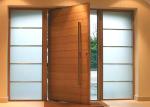 Solid Wood Modern Pivot Front Doors