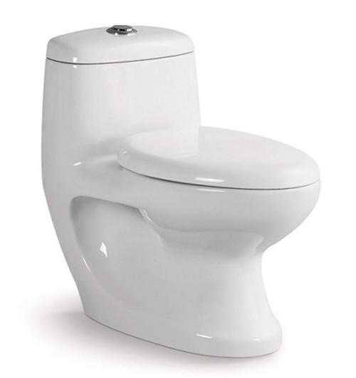 Bathroom Sanitary Ware Ceramic Washdown One piece Toilet with 10cm/4inch