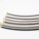 25.4mm ID 1'' Convoluted PTFE Braided Hose With 304 Stainless Steel
