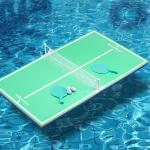 EVA Floating Table Tennis Set for Pool Beach Water Party Sport Game Moveable