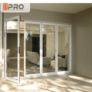 Wholesale Aluminum Accordion Toughened Layer Tempered Double Glass Door With Argon Gas Aluminium Import Hardware from china suppliers
