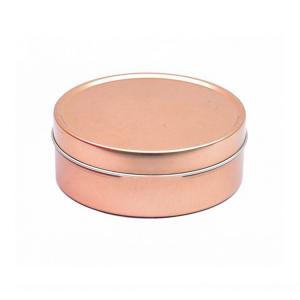 China Scented Soy Wax Aluminum metal Mini Tin Candles For Votive Tealight 3oz on sale