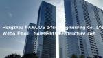 Galvanized Light Steel Multi Storey Steel Frame Buildings H Shaped Column