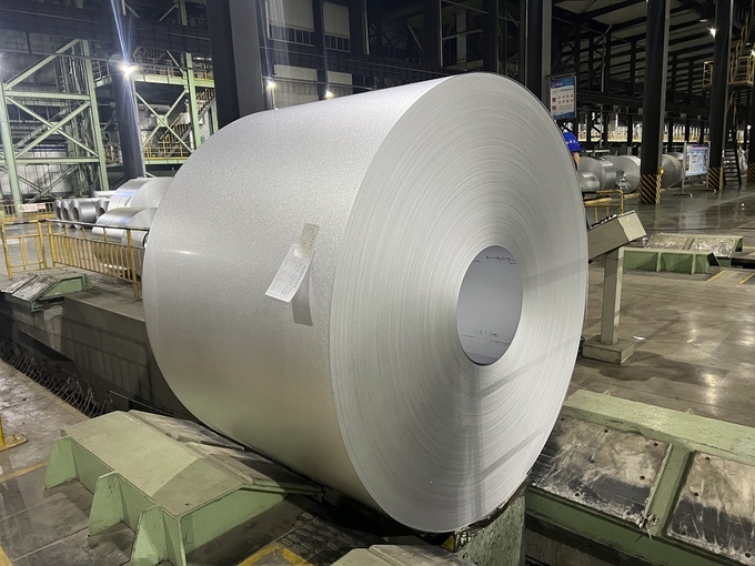 G550 / SGC570 Aluzinc Steel 0.95*168 Used For Steel Framing And Structural Supports AFP Coated AZ150