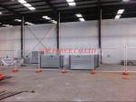 Temporary Chain Link Fence Post Base / Temporary Steel Fencing Industrial Style