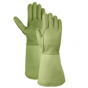 Wholesale Hysafety Long Leather Rose Pruning Garden Gloves / Thorn Proof Work Gloves from china suppliers