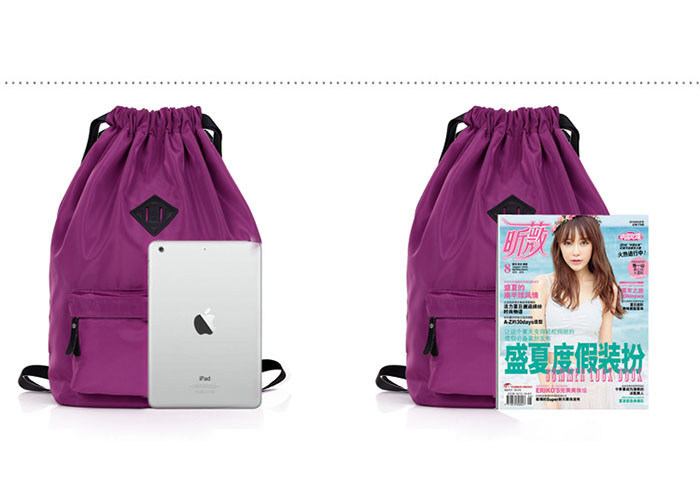 Leather Drawstring Shopping Bags Promotional Durable Wear - Resistant