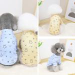 Teddy Dog Logo Pets Wearing Clothes Sublimation 20cm Custom Dog T Shirts