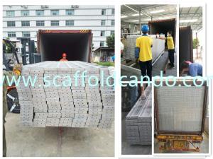 Wholesale Good quality Q235 scaffolding steel planks steel batterns steel boards 210,225,240,250,300mm with 1m, 2m, 3m, 4mL from china suppliers