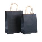Custom Shopping Large Kraft Paper Supermarket Bags Food Snacks With Ribbon