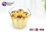 Disposable Plastic Dessert Cup Mini 70Ml Flower Shape 2.5Oz