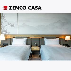 Wholesale Luxury Hotel Bedroom Furniture Including Double Bed And Bedside Tables from china suppliers