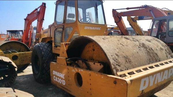 original paint used road roller dynapac sweden roller compact four tires roller