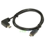USB 3.1 Type C Male 90 Degree to Micro USB 2.0 5Pin Male Data Cable