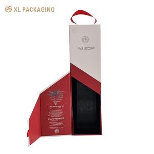 Wholesale Foldable Custom Wine Paper Box Magnet Closure Lid Packing Boxes For Wine Bottles from china suppliers
