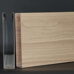 Wholesale Subway Station Decorative Aluminium Baffle Ceiling Wood Grian Lightweight from china suppliers