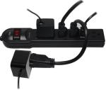 Environmental Protection Desk Mount Power Strip 6 - Hole American Fireproof Plug