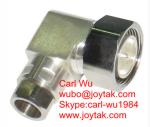 DIN 7/16 male connector right angle clamp type for 1/2"cable competitive price