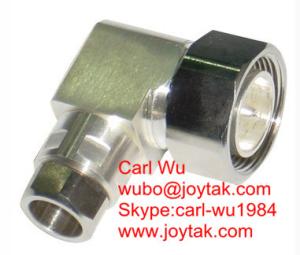 Wholesale DIN 7/16 male connector right angle clamp type for 1/2&quot;cable competitive price VSWR 1.15 all brass made Impedance 50 Ω from china suppliers