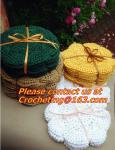 handmade hook needle coasters zakka vintage crochet cup mat mobile phone pad
