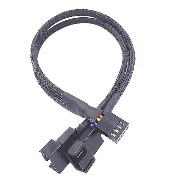 Bylon Protection 2.54mm Pitch 4 Pin Wire Harnesses 30cm Length Black Color For