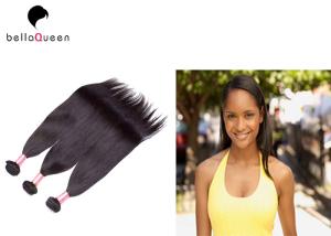 Wholesale Unprocessed Virgin Double Drawn Hair Extensions , Straight Style Human Hair Weaving from china suppliers