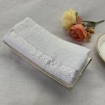 Hemmed Satin Viscose Cotton Hot And Cold Towel For Airline