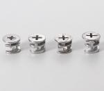 Smooth Furniture Assembly Zinc Alloy 10 Connectors Plug Mini Fix Cabinet
