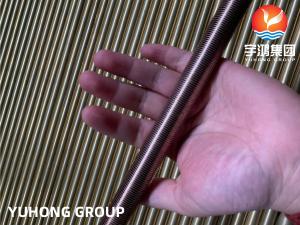 Wholesale CuNi 90/10 Low Fin 1&quot; Copper Alloy Seamless Finned Tube Extruded Finned Tube For Heat Exchanger from china suppliers