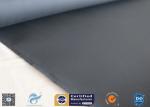 3732 Black Color 40g Two Sides Silicone Rubber Coated Fiberglass Fabric 0.45mm