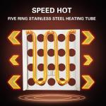 Fast Food Restaurant Stainless Steel Fish Chicken Frying Machine with Button
