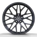 Luxury Passenger Car Brixton Matte Black PCD 114.3 1-Piece Forged Wheels
