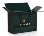 Ivory Cardboard Gift Shopping Handle Paper Bags Box with Company Logo